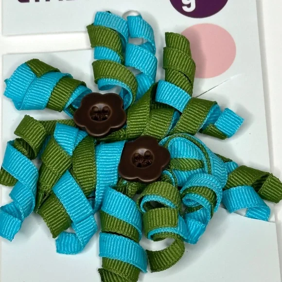 Vintage Gymboree Hide n’ Seek Ribbon Barrettes • New - Picture 2 of 4